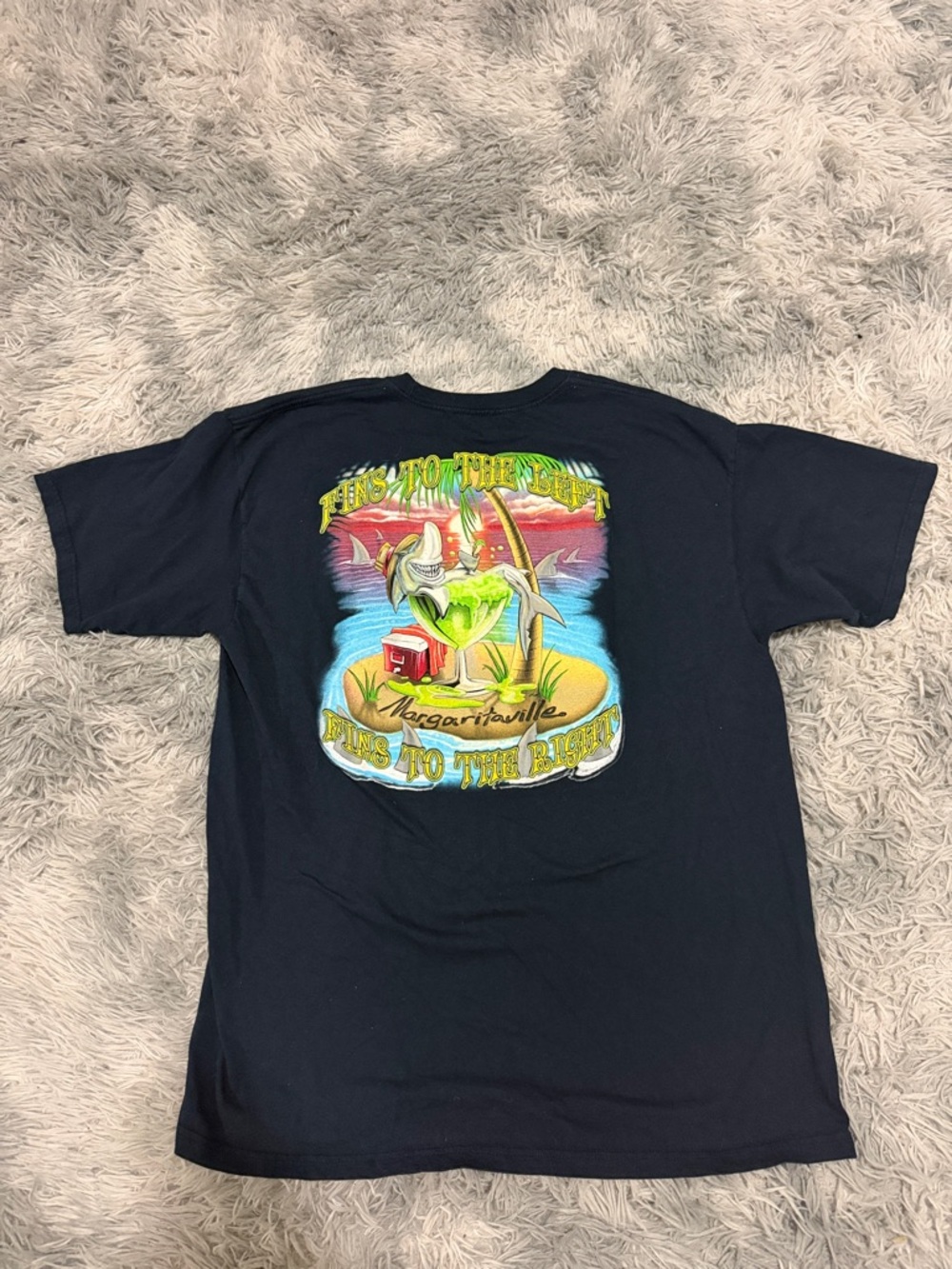 Margaritaville shirt XL Mens navy